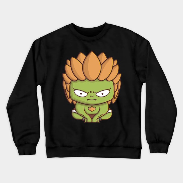 BLANKA STREET FIGHTER Crewneck Sweatshirt by PNKid